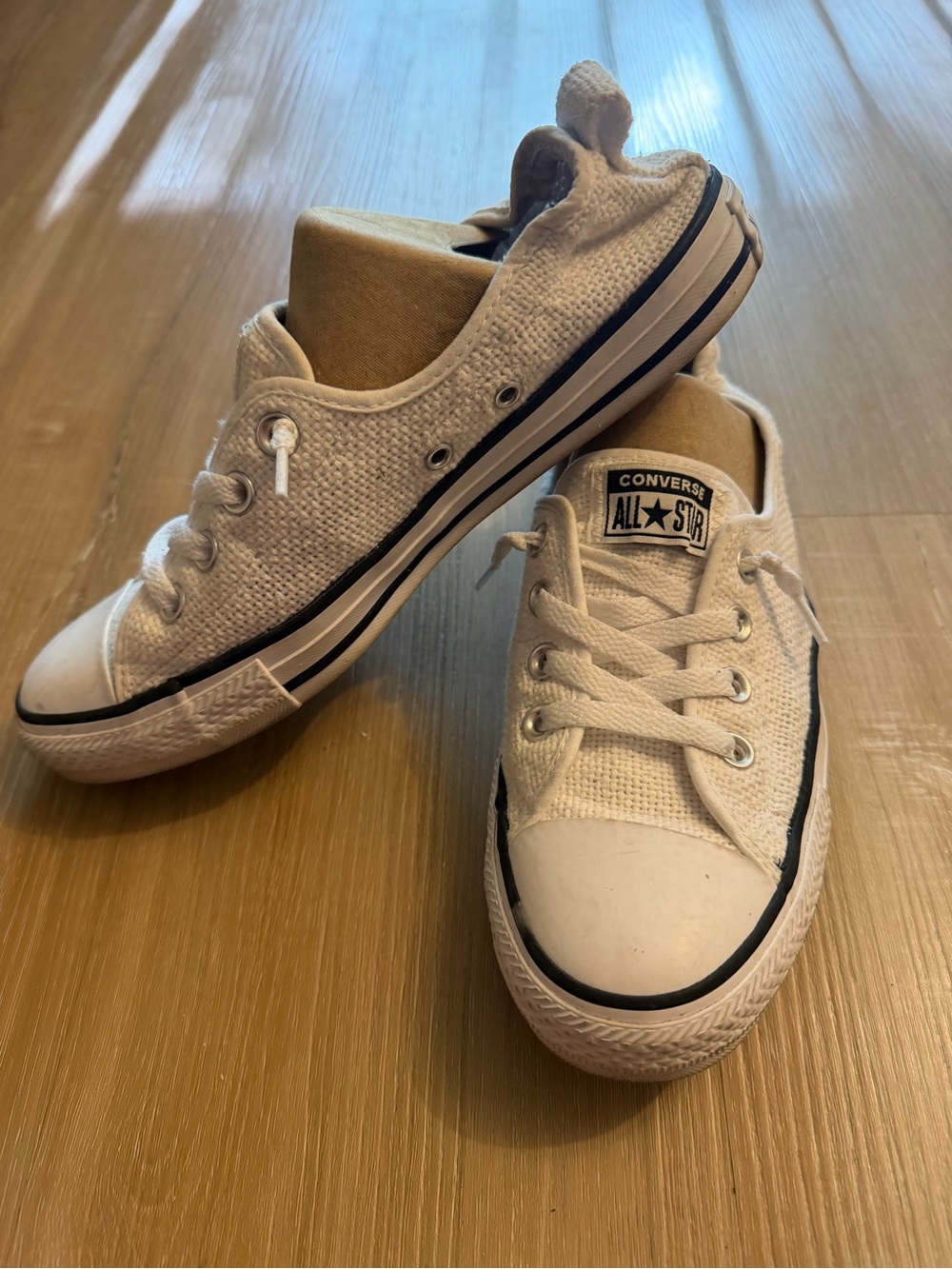 Converse White Low Top Sneakers